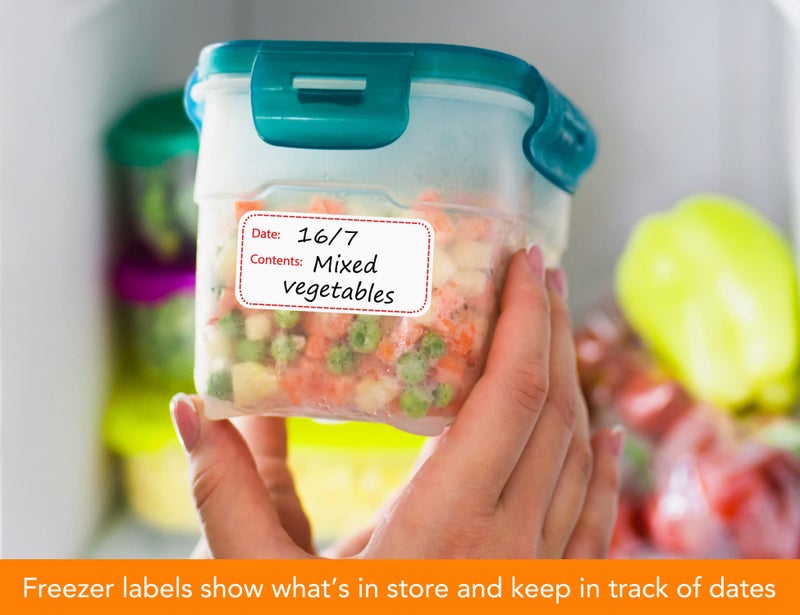 CHUBBIEE Removable Refrigerator Freezer Labels with Dispenser Box, Meal Prep Food Storage Stickers for Deli Containers, Waterproof Kitchen Pantry Organization Label - Image 3